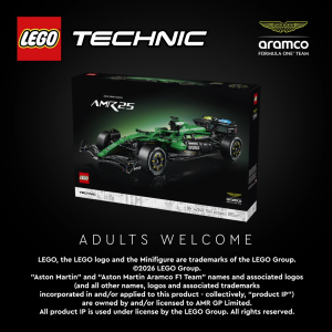 LEGO Technic 42240 Aston Martin Aramco AMR25 F1 Car (1547 pieces) Building Blocks