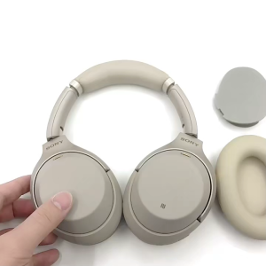 1000xm4 thay thế Earpads Snap trên headband cho Sony WH-1000XM4 headphone Bộ nhớ bọt Miếng đệm tai đệm wh1000xm4 Dễ dàng lắp đặt