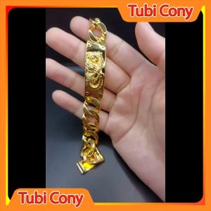 Lắc tay mạ vàng hình rồng Tubi Cony bền màu L51223-233-KTQC