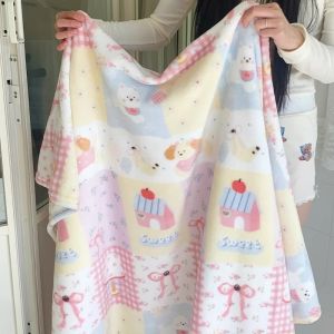 susan | Cute Soft Lamb Milk Velvet Blanket Thick Multi-purpose