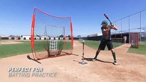 7 X 7 Baseballs Besbol Latihan Sofbol Belt Kawasan Memukul Menangkap Beg Tote Latihan Peralatan Alat Bantu