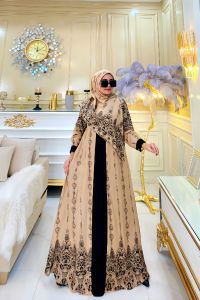 DRESS GAMIS MODE MAZAYA SET HIJAB TERBARU BY ARSYAKAYLA