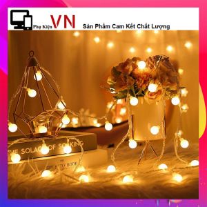 Dây Đèn Nháy Bóng Tròn To 7 Màu - Đèn Trang Trí - Dây Đèn Led Lấp Lánh Đêm Noel