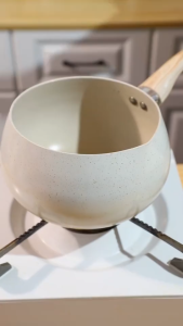 Panci Susu Gemoy Bulat 16 CM dengan Tutup Kaca Anti Lengket Freemir