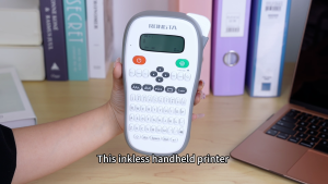 RONGTA TH110 Label Printer Auto-Cutting & Handheld Label Maker Machine Bluetooth connection