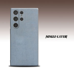 BILIBILI | Light Blue Diagonal Line For Samsung Galaxy S26 S25 S24 A56 A36 Dual Layer Luxury Fashion Full Lens Protective Case