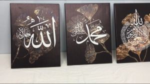 Landscape Posters Autumn Forest Tree Oil Painting Printed on Canvas Abstract Wall Art Pictures for Living Room Decor