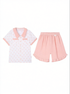 Purcotton | 100% Cotton Double Layer Gauze Children Pajamas