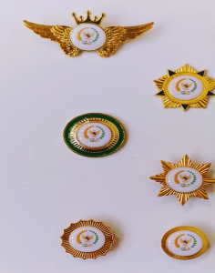 Pin Bros Lencana Kuningan Emas DPD RI : Dewan Perwakilan Daerah RI (Peniti atau Magnet)