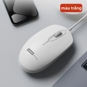 Lenovo | Chuột Máy Tính Có Dây Cho Văn Phòng Im Lặng