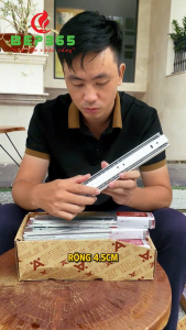 Ray Bi Không Giảm Chấn 494.02.461 Hafele – Trượt Mượt – Thép Mạ Kẽm – Dùng Cho Tủ Bếp & Tủ Quần Áo