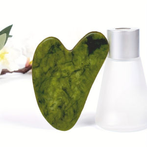 Facial Gua Sha Tool Jade Guasha Board Muscle Relaxation Skin Lifting Face Thin Scraper Face Massager Beauty Tool Self-Care Gift