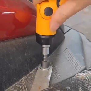 ชุดลูกบล็อกหัวแม่เหล็ก บล็อกขันสกรูปลายสว่าน หัวบล็อกยิงน็อต แบบสวมเร็ว ซ็อกเก็ตสกรูด้ามจับหกเหลี่ยม  9 ชิ้น/แถว