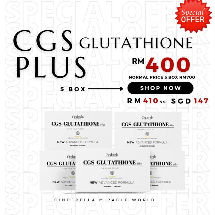 Cinderella CGS Glutathione Plus (New CGS 2022) +++