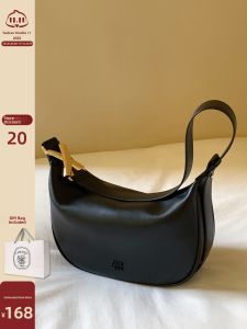 Chio2nd California Postal Underarm Bag Womens Simple Commuter Single Shoulder Crossbody Bag Luxury Sensation Leather Handbag