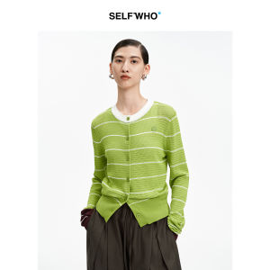 Commute-friendly Waist-tightening Lace Hollow Out Knitwear