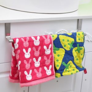 Over Door Towel Hanger Hook Cabinet Drawer Scarf Holder Kitchen Bathroom Storage