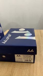 Giày Lefus L019 trắng hồng (Giày thể thao nữ Giày cầu lông bóng chuyền pickleball nữ)