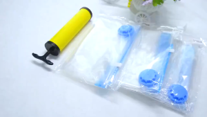 【SG Local】Vacuum Bag Clothes Organization Vacuum Storage Bag Vacuum Plastic Bag With Electric Pump Plastik Vacum Bag
