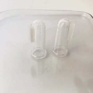 Bàn chải đánh răng cho Chó Mèo bằng Silicon xỏ ngón (mẫu mới) - Hara Pet Store