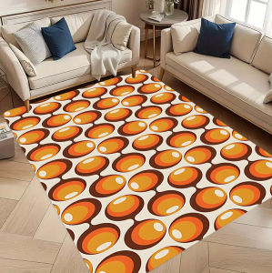 Classic Retro Carpet Mat Rug Home Decoration Entrance Hallway Floor Decor Vintage Geometric Style Non Slip Rugs Rugs for Bedroom