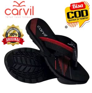 Sandal japit CarVil original 100% pria/Sendal carvil awet dan tahan lama