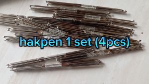 Jarum Rajut ROSE / Hakpen ROSE / Crochet Hooks Berbagai Ukuran Harga 1 set