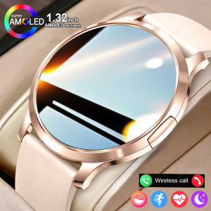 LIGE New Smart Watch For Women AMOLED Screen Watches IP68 Waterproof Heart Rate Monitor Ladies Smartwatch For Android IOS