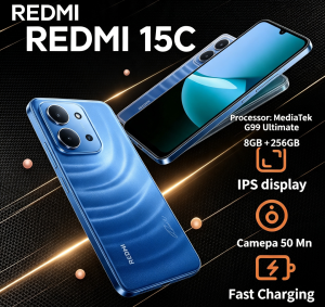 Redmi | Redmi 15C Unlocked Android Smartphone 2026 8 GB 256 GB Dual SIM Dual Standby Feature Official Authentic Product