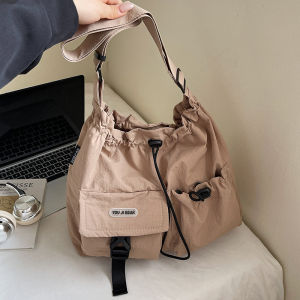 TANGKOU | Multi-pocket Casual Crossbody Tote Bag
