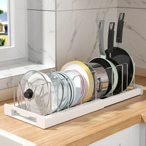 ชั้นวางอุปกรณ์ครัวแบบขยายได้ ชั้นวางจาน ชั้นวางอุปกรณ์ทำครัว ชั้นวางในลิ้นชัก ชั้นวางอุปกรณ์ทำอาหารแบบขยายได้ ชั้นวางในตู้ประหยัดพื้นที่