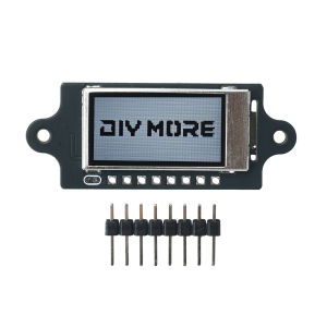 Aideepen | 0.96 Inch TFT LCD Display Module ST7735S Driver 80x160 Resolution 4-Line SPI Full View Color Screen DC 3.3V-5V 8 Pin Blue Board