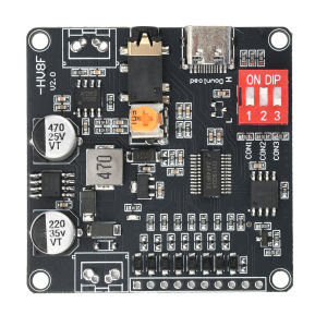 DY-HV8F 12V/24V Trigger Serial Port Control 10W/20W Voice Playback Module with 8MB Flash Storage MP3 Music Player for Arduino