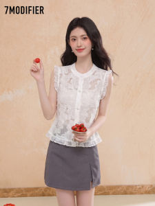 7.Modifier | Áo Blouse Thời Trang Elegante Có Nếp Nhăn