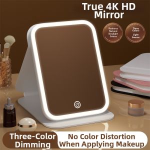 SHUANGNIU | LED Foldable Smart Portable Makeup Mirror