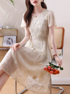 DAIXIANGFEIZI | Summer New A-Line Short-Sleeve Mid-Length Dress