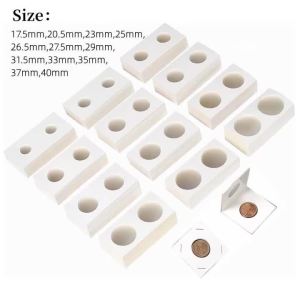 6 Specifications Coin Holders Stamp Holder Cover Coin Supplies Storage Square Cardboard Case Coin Album Collection Clip Flip