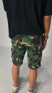 Celana cargo loreng pendek pria / celana pendek short cargo loreng / celana pendek doreng jumbo army / celana kimpul doreng pendek / celana cargo loreng dewasa / celana kimpul loreng