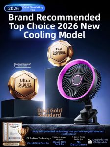 Quiet Desktop Electric Fan
