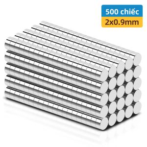 Bộ 500 Nam Châm Nhỏ 2x1mm Dùng Cho Tủ Lạnh Bảng Trắng Tủ Bếp Văn Phòng - Móc Từ Tính Nhỏ Bằng Thép Carbon