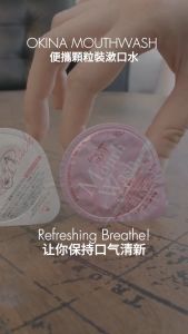 Combo 10 gói nước súc miệng bỏ túi dạng thanh Okina Nhật Bản hơi thở thơm mát - 10 gói x 10ml