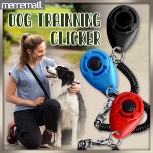 Clicker for dog training with Wrist Strap Pet Trainer Puppy whistle Accessories