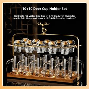 Luxurious Gold Foil Drinkware Set