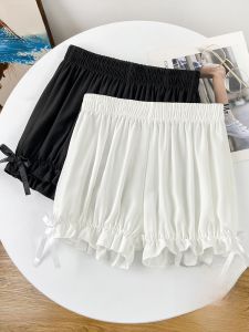 miiow | Womens Pumpkin Safety Pants High Waist Short Shorts Polyester Spandex Casual Wear Summer Fashion Versatile Indoor Outdoor Bottoms