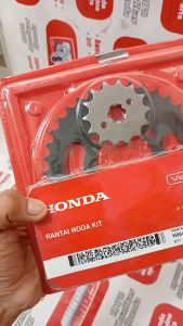 Gir set paket rantai roda drive chain kit T-14 T-36 428-100 Grand Impressa (1991 - 2000) Legenda (2001 - 2004) original honda H0640 GB6 910