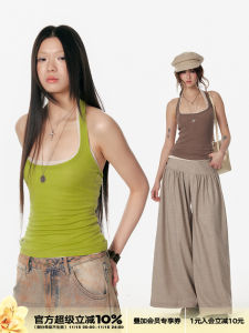 เสื้อกั๊กคอวีแขนกุดเซ็กซี่สไตล์ฤดูใบไม้ผลิและฤดูร้อนสำหรับผู้หญิง เสื้อชั้นในแบบลำลองที่สวมใส่ได้หลากหลาย ดีไซน์ด้านหลังสวยงาม