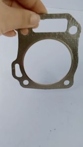 010209 ประเก็นฝาสูบ 5.5 แรง (10209 k6/4) ยี่ห้อควายทอง ความยาวระหว่างของรูไปหารู 6.5-8 ของแท้ 100% ใช้กับปั๊มน้ำ ร