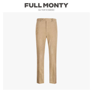 Corduroy Cotton High Waist Loose Straight Retro Mens Pants