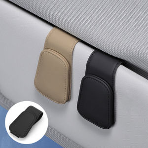 Xe hơi phổ thông giá đỡ kính cho Tấm Che Nắng Da kính kẹp móc áo nội thất xe hơi giá lưu trữ phụ kiện