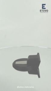 Etivo D01 Door Stopper Magnet | Penahan Pintu Black & Gold - Hitam